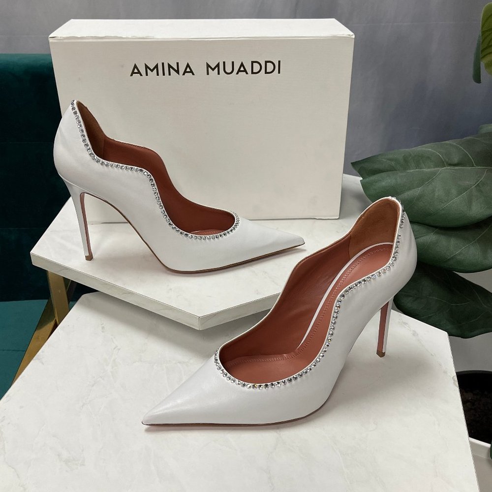 AMINA MUADDI X Browns 50 Romy 110mm Pumps